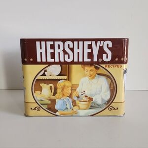 Hershey's Vintage Tin Box With 99 Recipe Cards Desserts Treats Cookies Bars Cake